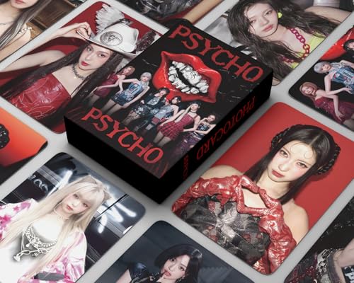 55pcs Psycho Mini Album Lomo Card Set - Collectible Photo Cards for Fans