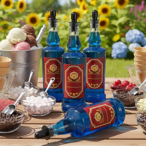 Honeydak 30 Pcs Bottle Pourers with Dust Caps for Liquor & Syrup, Easy Pour Spouts