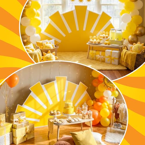 3ft Sunshine Baby Shower Backdrop Standup Cardboard Photo Prop