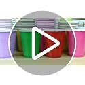 Hauwellter 100 Pcs Red and Green Christmas Plastic Cups 12oz - Disposable Holiday Party Supplies