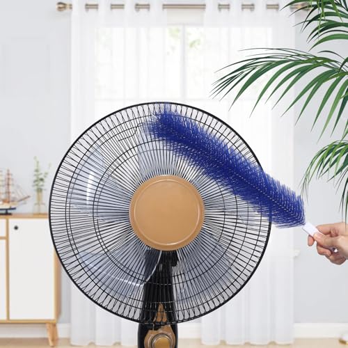 3-Piece Bendable Microfiber Fan Duster - Washable Ceiling Fan Cleaning Brush