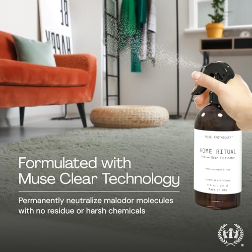 Active Odor Eliminator Spray - Fresh Linen Fabric & Air Freshener, 4 oz