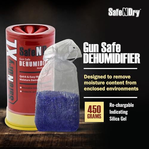 XL Gun Safe Dehumidifier 450g Reusable Silica Gel Moisture Absorber