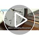Small Silent Vintage Wall Clock - 8.5 Inch Battery Operated Non-Ticking