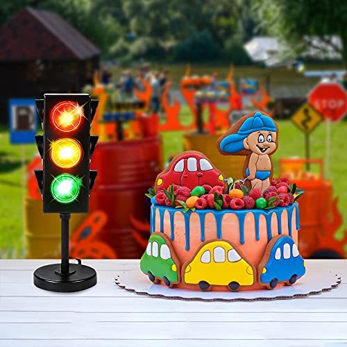 11-Inch Traffic Light Table Lamp for Kids Room Decor