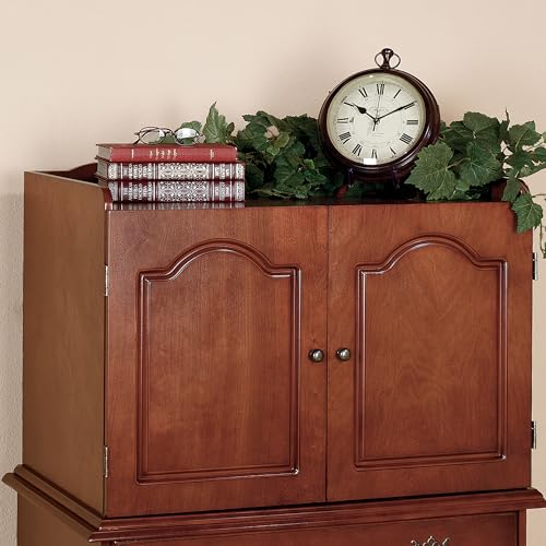 Touch of Class Queen Anne Computer Hutch - Classic Cherry Finish, Fits 20-Inch Monitors
