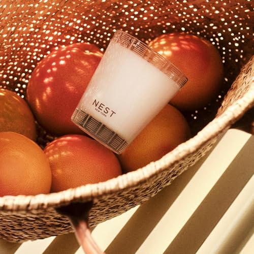 Grapefruit Scented Glass Jar Candle - 8.1 oz Long Lasting 60-Hour Burn