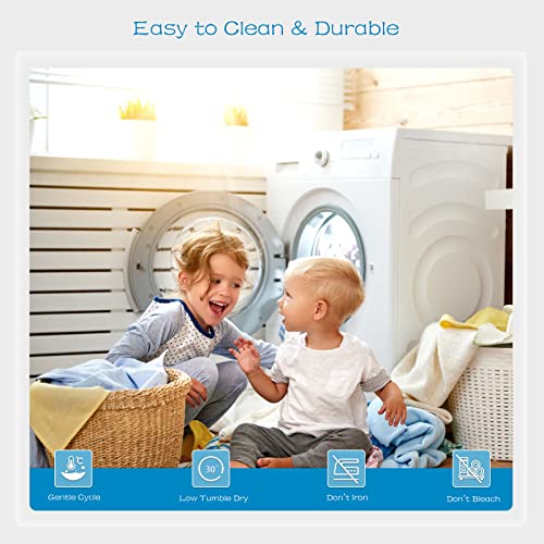 GRT Twin Waterproof Mattress Protector (2-Pack) - Fitted Deep Pocket 5"-19"