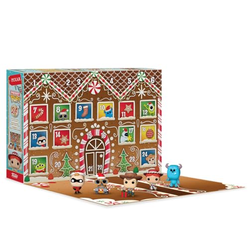 Disney Pixar 2024 Christmas Advent Calendar with 24 Mini Figures