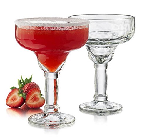 Yucatán Margarita Glass Set of 2 – 13.5 oz Sturdy Elegant Stemware