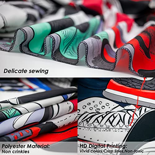 Sneakerhead Wall Tapestry - Aesthetic Shoe Room Decor (35" x 47")