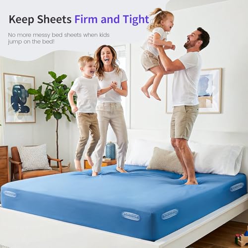 Foldable Bed Sheet Holder Clips - 4 Pack Non-Slip Mattress Fasteners