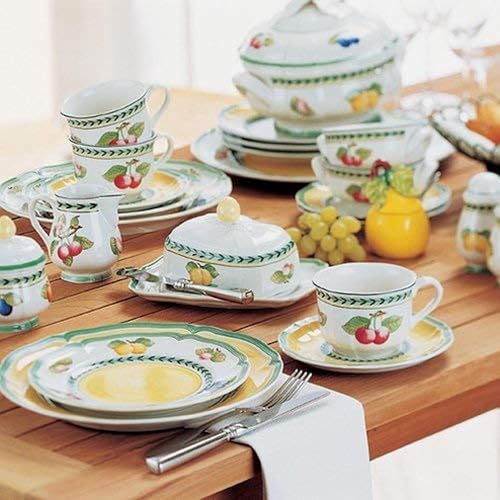 Villeroy & Boch French Garden Fleurence Oval Pickle Dish & Gravy Stand – Premium Porcelain, 9.5in