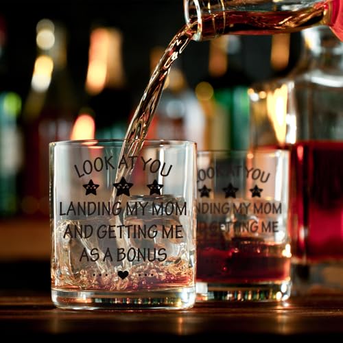 Fatbaby Stepdad Whiskey Glass 10oz – Funny Gift from Stepdaughter Stepson