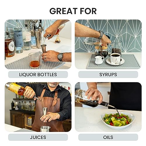 Leak-Proof Stainless Steel Pour Spouts - 6 Pack for Bar & Kitchen
