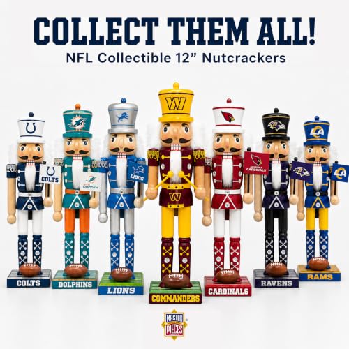 NFL Buffalo Bills 12-Inch Wooden Nutcracker Holiday Game Day Decor