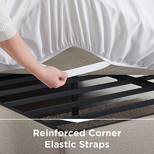 Extra Deep Pocket King Fitted Sheet, 18-24 Inch Mattress Cover, White