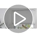 Cordless No-Drill Mini Blinds, 31" W x 64" H, White - L-Shaped Slats for Enhanced Privacy