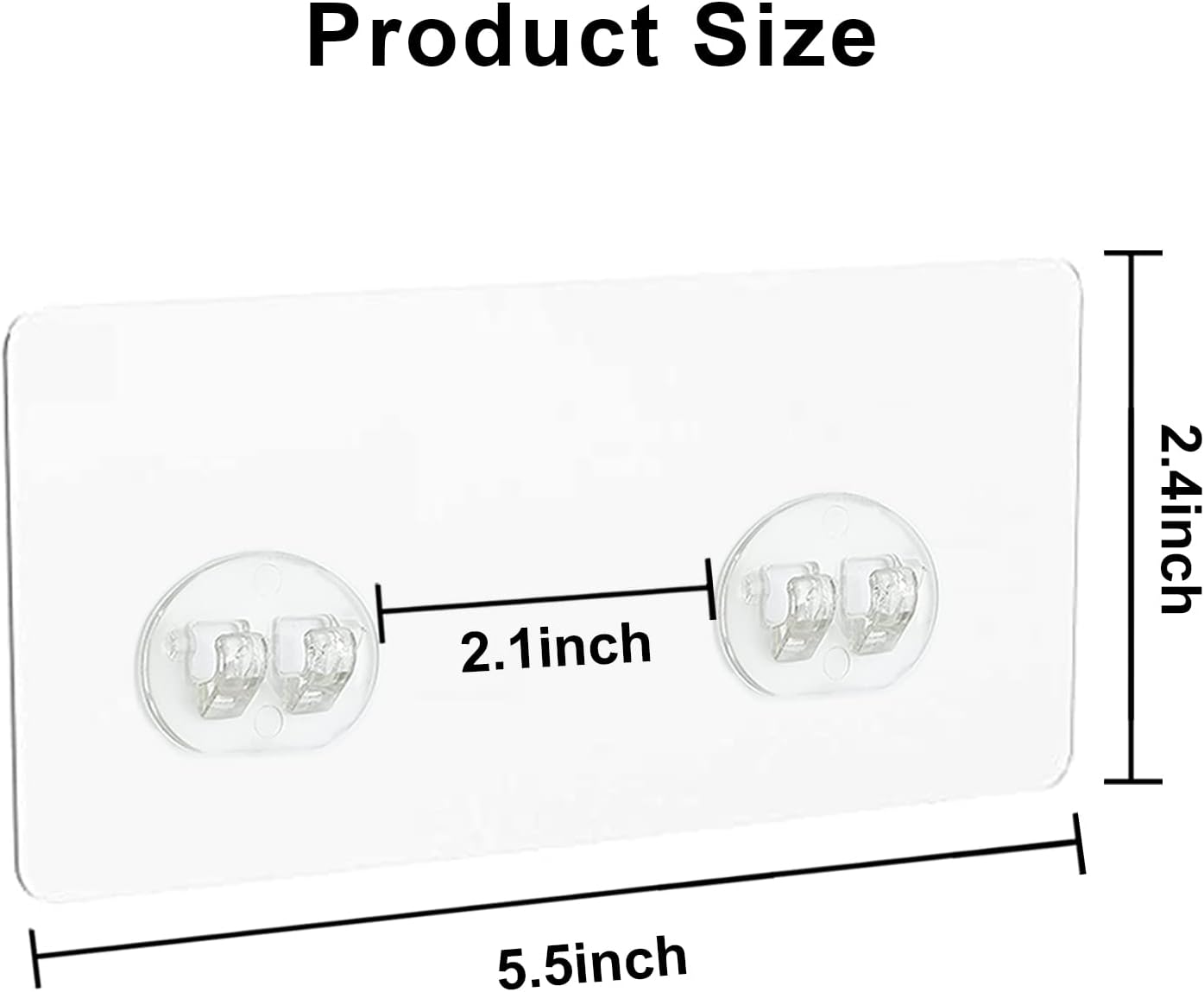 Skiennix Shower Caddy Hooks - 4PCS Adhesive Replacement for Corner Bathroom Rack | No Drilling, Strong Hold