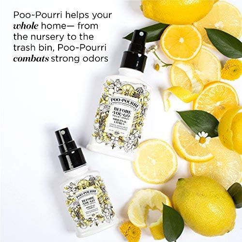 Poo-Pourri Before-You-Go Toilet Spray - Original Citrus Travel Size .34 Fl Oz | Up to 20 Uses, TSA Approved