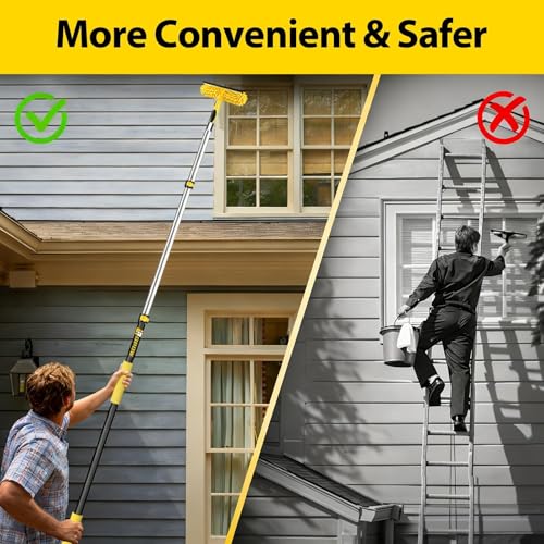 High Ceiling Duster Kit with 5-12ft Extension Pole & Attachments