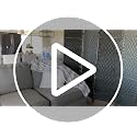 4-Panel Rattan Room Divider, 6ft Extra Wide Freestanding Privacy Screen