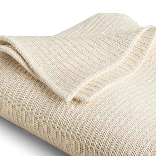 15 lb Weighted Blanket - 100% European Cotton, Soft & Breathable