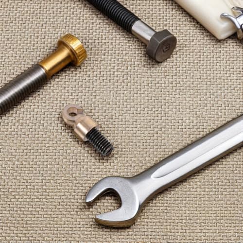 Grandfather Clock Weight Shell Hook and Nut Set - Vintage Repair Part