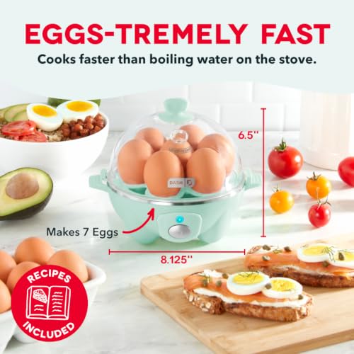 Rapid Electric Egg Cooker - 7-Egg Boiler, Poacher & Omelet Maker