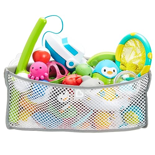 Munchkin High 'n Dry Corner Bath Toy Organizer, Quick-Dry Storage Mesh