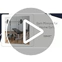 Self-Adhesive Real Glass Mirror Tiles - 12x12 Inch, 16-Pack Frameless Wall Decor