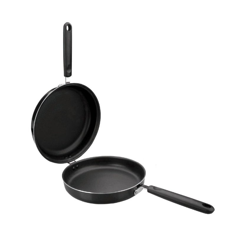 IBILI Nonstick Double-Sided Omelette Pan 7.8 Inch | Made in Spain | Frittata Frying Pan for Easy Flipping, Reinforced Cast Aluminum, PFOA-Free, Food-Grade, Induction Compatible, pancake Maker