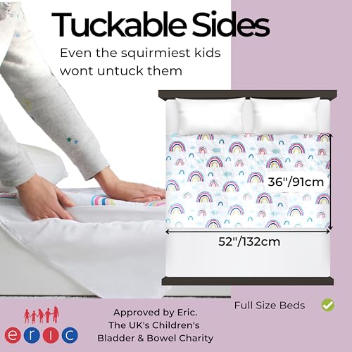 Waterproof Potty Training Bed Pad for Kids - Full Size Mattress Protector