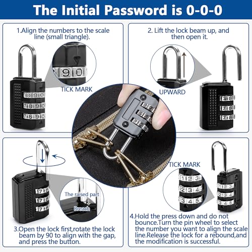 Lockable Discreet Storage Bag with Combination Lock and Dividers