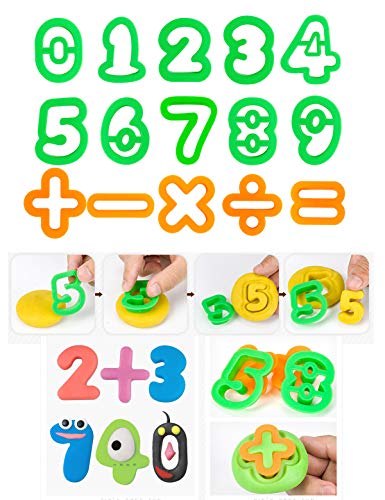 Kids Letter and Numeral Molds Tool Set 41 Pieces