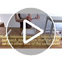 3-in-1 Heavy Duty Wooden Step Stool, 500lb Capacity with Metal Frame
