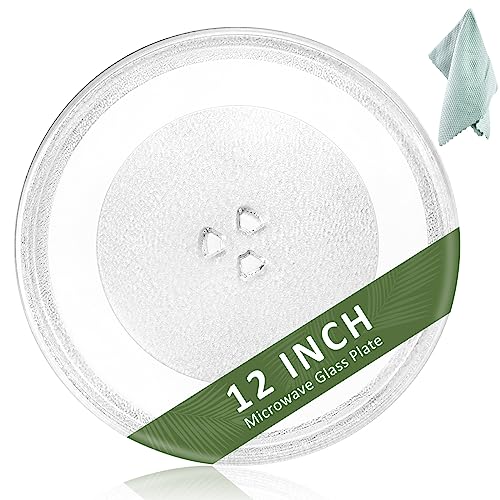 12-Inch Microwave Glass Turntable Plate - Y-Shaped Replacement Tray