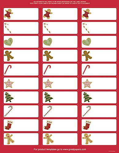 Great Papers! Ginger Friends Address Labels 150 Self-Adhesive 1" x 2.625" Stationery