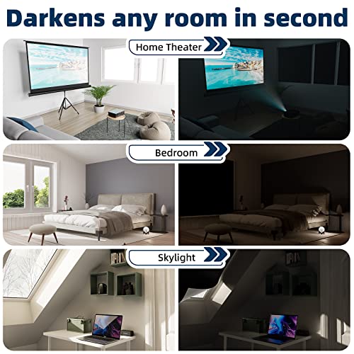 Portable 100% Blackout Curtains 40"x60" - Cuttable Travel Window Cover