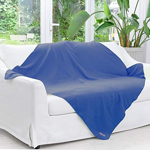 Assorted 6-Pack Cozy Fleece Throw Blankets 50x60 Inches - Soft Lightweight Pet-Friendly for Bed Sofa Camping