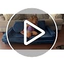 12-Piece Modular Kids Play Couch, Convertible Foam Toddler Sectional Sofa