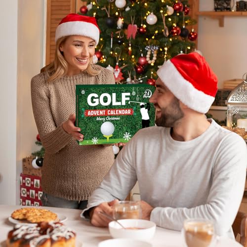 Golf Advent Calendar 2026 for Men – 24 Days of Golf Accessories Gift Set