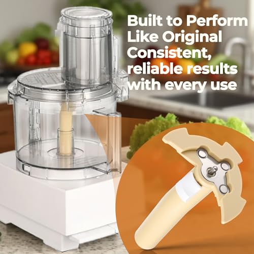 Detachable Stem Replacement for 11-Cup Food Processor, Reinforced Plastic