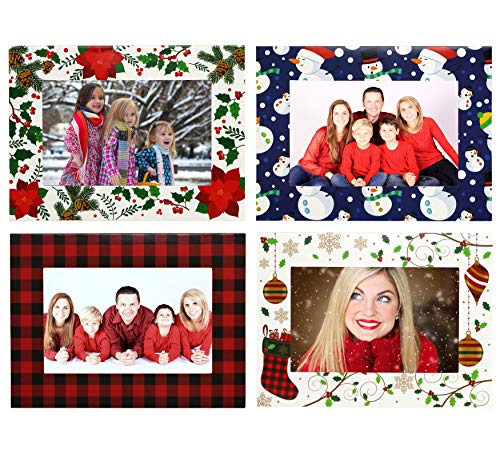 40-Pack Christmas Photo Greeting Cards with Envelopes - Personalized Holiday Note Cards