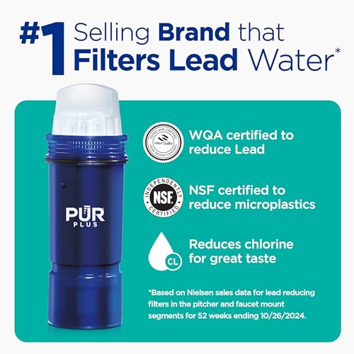 Pitcher & Dispenser Water Filter Replacement Cartridges - 3 Pack