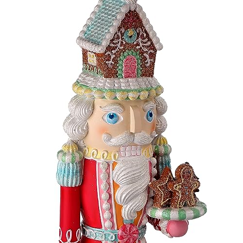 Regency 18" Resin Candy Nutcracker with Cake Holiday Decor