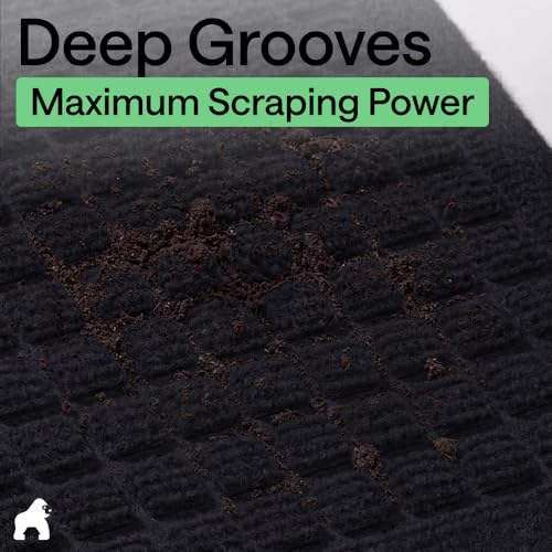 Ultra Absorbent Front Door Mat - Dirt Trapping Indoor Outdoor Doormat, 29x17