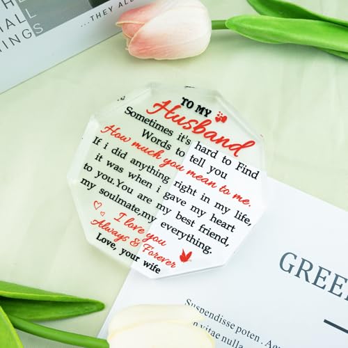 Sugchairo Acrylic Plaque – Romantic Gifts for Husband from Wife (Variation: husband)