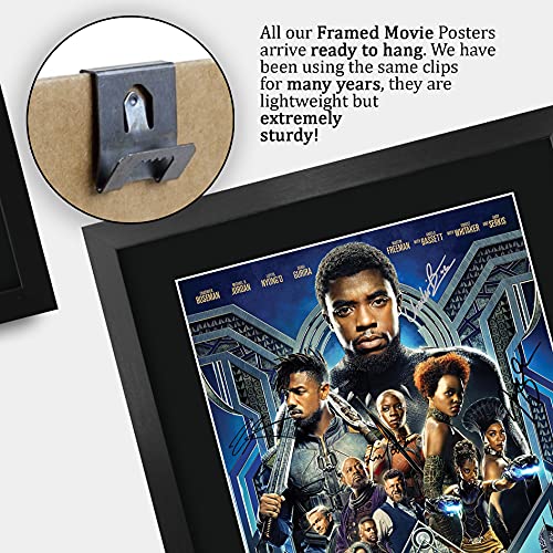 Black Panther Chadwick Boseman Movie Poster 16x12 Frame Signed Autograph Gift