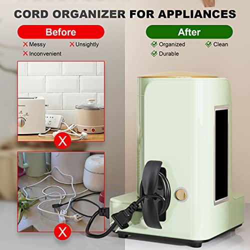 Kitchen Appliance Cord Organizer - Adhesive Cord Wrapper 5 Pack